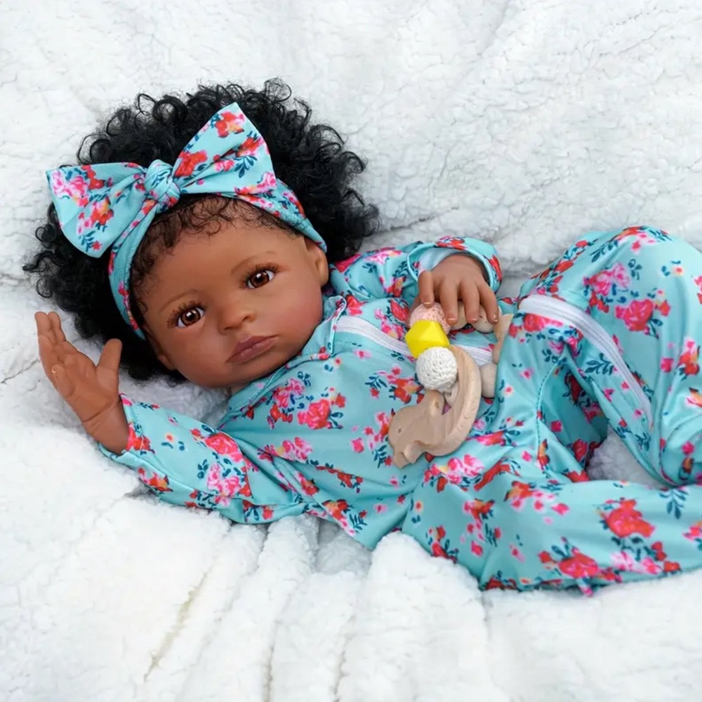 BNIB Realistic 20” Baby Girl Doll – Lifelike Weighted Body – Perfect Gift